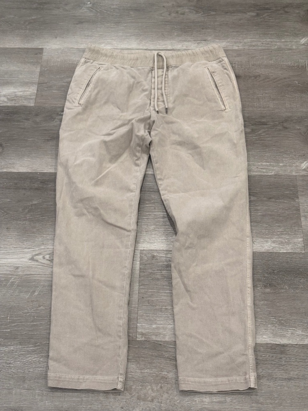 James Perse Slub Cotton Utility Flight Pants Light Gray Pigment Mens 1